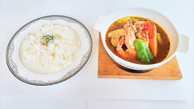 魚介のスープカレー