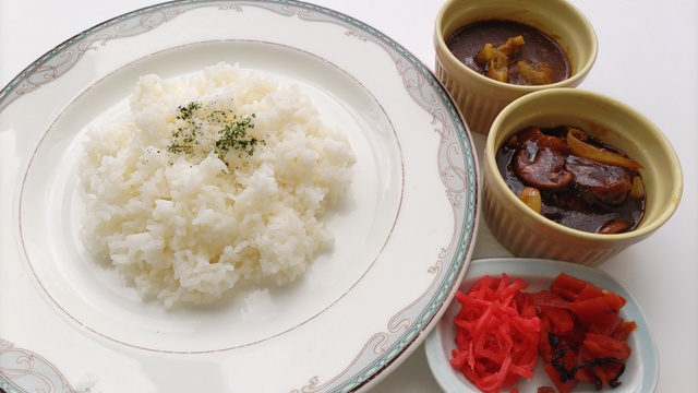 カレーとハヤシの相かけ
