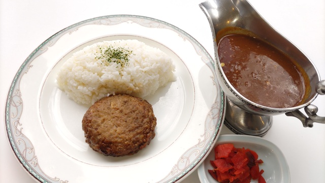 チーズインハンバーグカレー