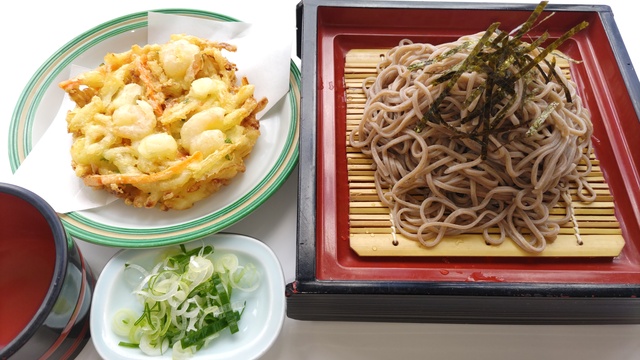 海鮮かき揚げ蕎麦セット